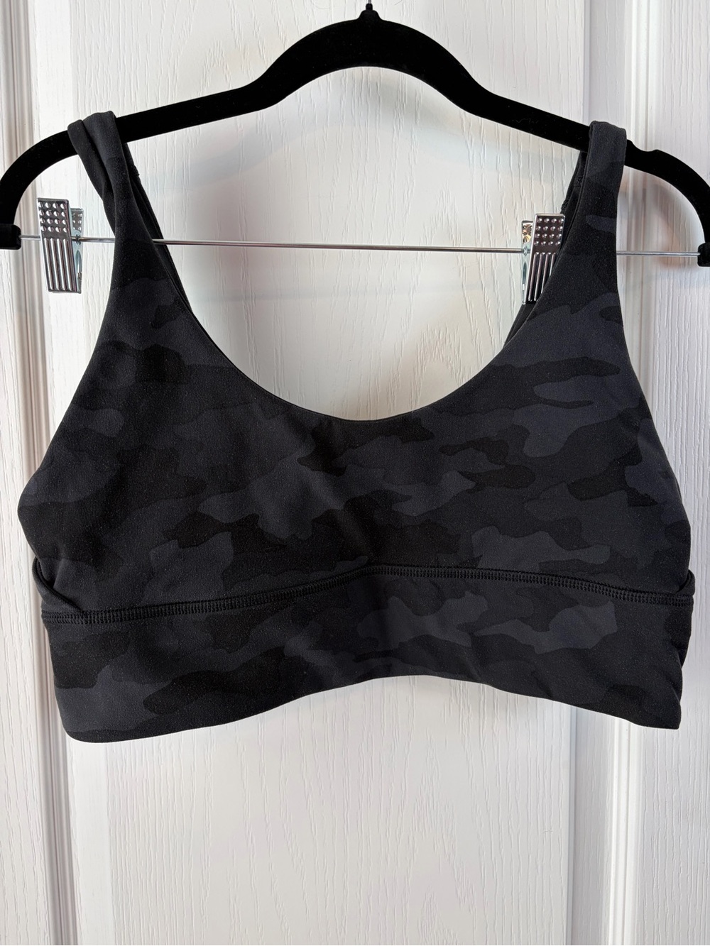 lululemon athletica Black Camo REVERSIBLE Sports Bra